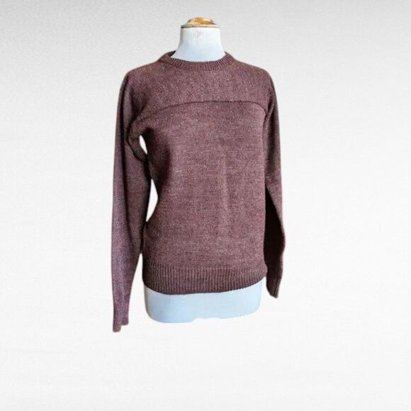 Levi's brown crewneck pullover sweater Sz M - Picture 2 of 13